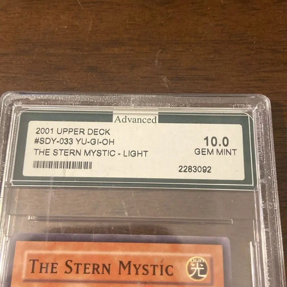 2002 YU-GI-OH! STARTER DECK: YUGI #033 THE STERN MYSTIC Graded 10